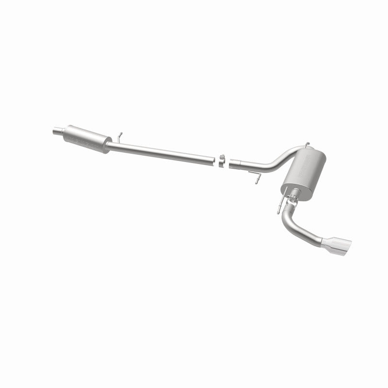 MagnaFlow 10-13 GMC Terrain L4 2.4L Single Straight D/S Rear Exit Stainless Cat Back Perf Exhaust - 15110