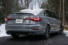 Load image into Gallery viewer, MBRP 19-21 VW Jetta GLI T304 SS 3in Cat-Back Dual Split Rear Exit Exhaust - Carbon Fiber Tips - S46083CF
