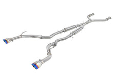 Load image into Gallery viewer, aFe Takeda 2.5in 304 SS Cat-Back Exhaust System w/ Blue Flame Tips 16-18 Infiniti Q50 V6-3.0L (tt) - 49-36132NM-L