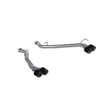 Load image into Gallery viewer, MBRP 20-21 Ford Explorer ST 3.0L EcoBoost Dual Rear Exit Axle Back w/ Quad Carbon Fiber Tips - T304 - S52033CF