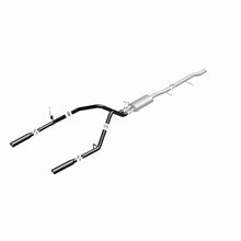 Load image into Gallery viewer, MagnaFlow SYS Cat-Back 3.5in Black Dual Split Rear Tips 10-13 Chevy Silverado / GMC Sierra 5.3L - 15362