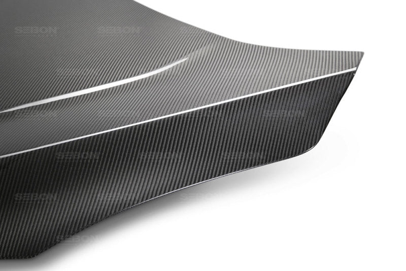 Seibon 2016-2017 Honda Civic Coupe/Sedan/Hatchback OEM Style Carbon Fiber Hood - HD16HDCV-OE