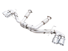 Load image into Gallery viewer, AWE Tuning 2020 Chevrolet Corvette (C8) Track Edition Exhaust - Quad Chrome Silver Tips - 3020-42080