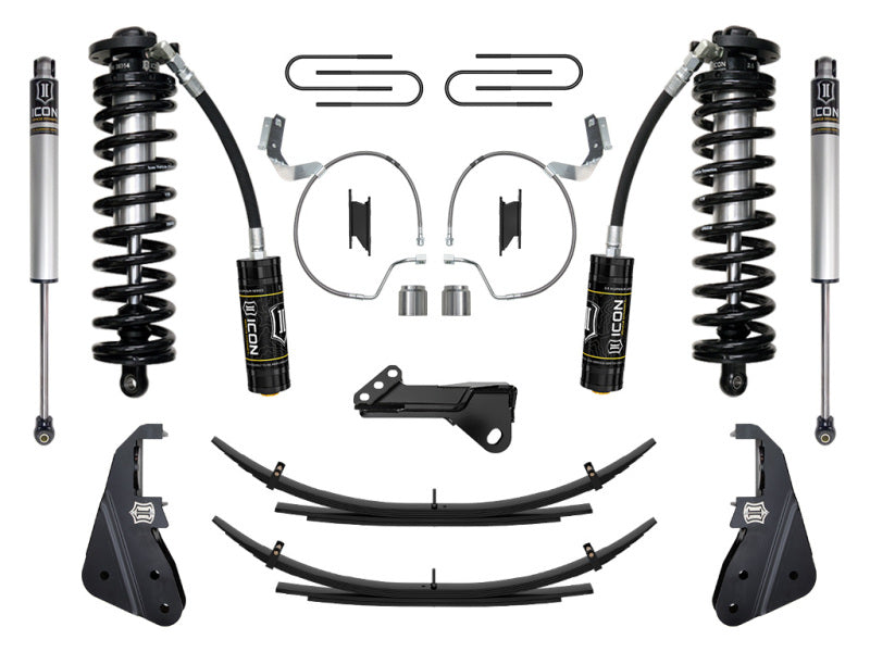 ICON 23 Ford F250/F350 4-5.5in Stage 1 Coilover Conversion Sys w/ Expansion Packs - K63171L