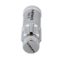 Load image into Gallery viewer, NRG 700 Series M12 X 1.5 Steel Lug Nut w/Dust Cap Cover Set 21 Pc w/Locks &amp; Lock Socket - Silver - LN-LS700SL-21