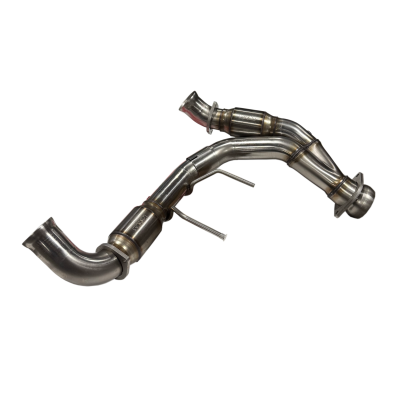 Kooks 21-23 Ford F150 Coyote V8 5.0L 1-7/8in SS Header w/ GREEN Catted Connection Pipe - 1371H430