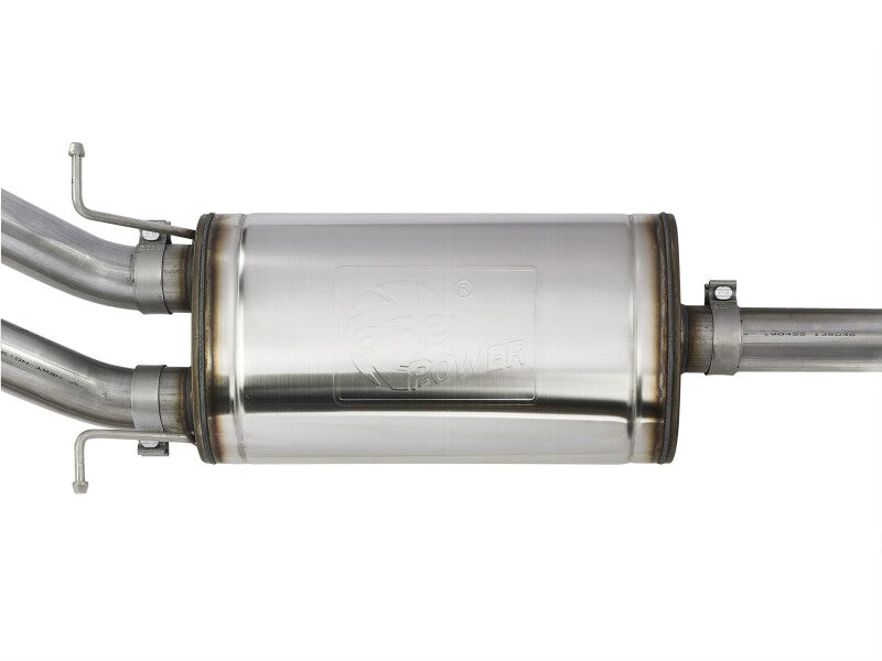 aFe Apollo GT Series Cat-Back Exhaust GM Trucks 09-18 V6-4.3L/V8-4.8/5.3L-Dual Rear Exit Polish Tips - 49-44135-P