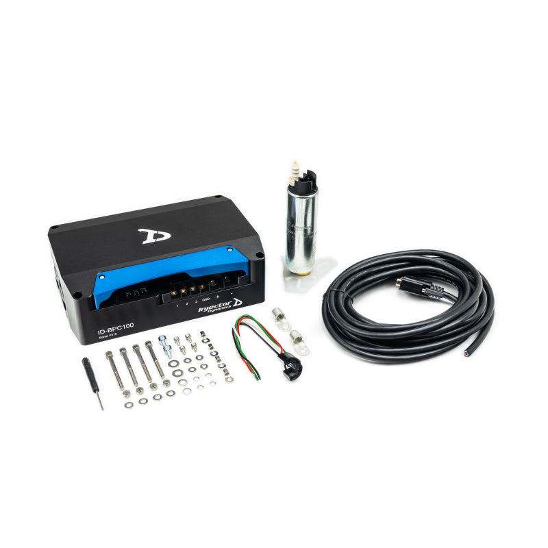 Injector Dynamics 1100lph Fuel Pump System Includes BPC100 and TI E5LM Pump - IDFPS1100