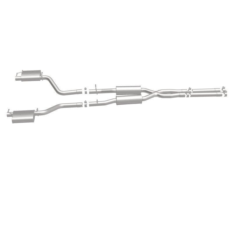 MagnaFlow Cat-Back SS 2.5in Dual Split Rear Exit (OEM Tips) 15-16 Dodge/Chrysler Charger/300 5.7L V8 - 19226