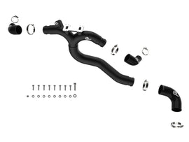 aFe 19-26 Genesis G70 V6 3.3L (tt) BladeRunner Aluminum Hot Charge Pipe - Black