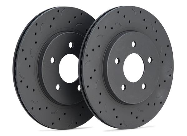 Hawk Talon 2004 Chevy Colorado Drilled and Slotted Front Brake Rotor Set - HTC4402
