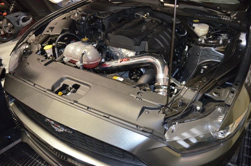 Injen 2015 Ford Mustang Eco Boost 2.3L Wrinkle Black CAI Converts To SRI - PF9091WB