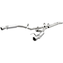 Load image into Gallery viewer, MagnaFlow Cat Back, SS, 2.5in, Competition, Dual Split Polished 4.5in Tips 2015 Ford Mustang V6 3.7L - 19099