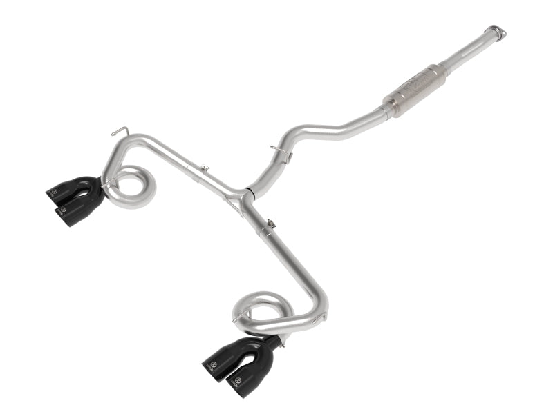 aFe Subaru WRX/STi 15-21 H4-2.0/2.5L Takeda 3in to 2-1/2in Stainless Cat-Back Exhaust w/ Black Tip - 49-36810-B