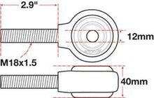 Load image into Gallery viewer, SPC Performance xAxis Rod End Ball Joint