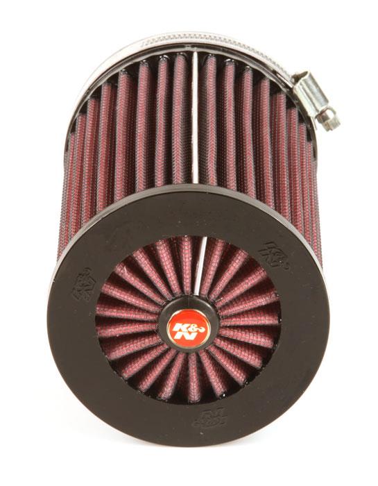 K&N Universal X-Stream Clamp-On Round Air Filter 3.531in Flg ID/4in OD/5.969in H - RX-4140