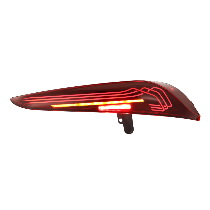 AlphaRex 20-24 Toyota Supra LUXX-Series Laser Style LED Tail Lights Black-Red - 609030