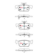 Load image into Gallery viewer, DBA 2019+ Honda Accord 2.0L Hybrid Street Series Rear Brake Pads - DB15152SS