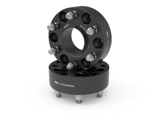 aFe CONTROL Wheel Spacers Chevrolet 1500 19-25 6x5.5mm CB 78.1mm 2 IN Thickness - 610-40T002-B