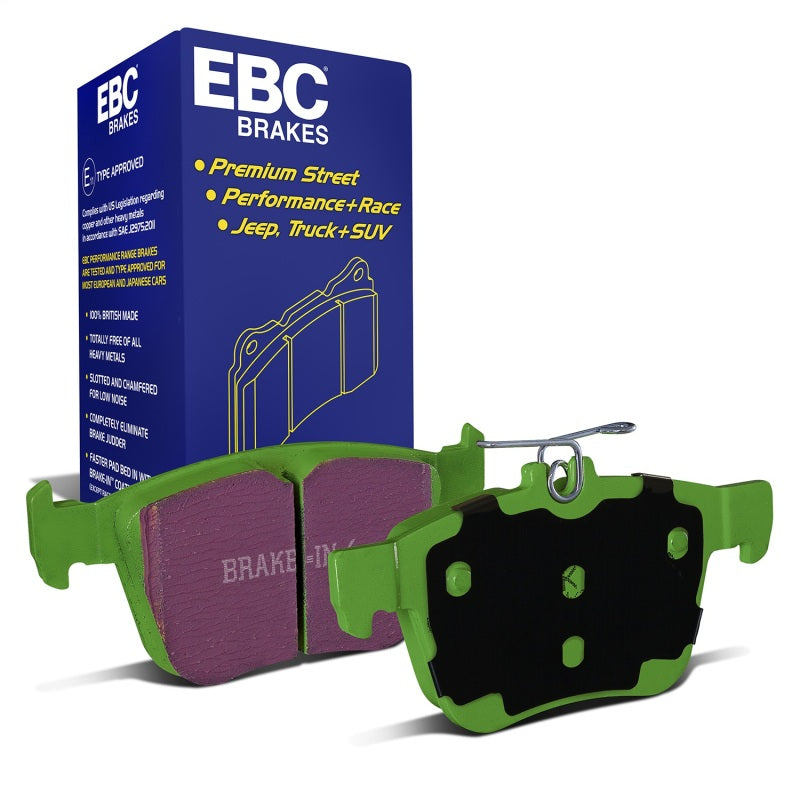 EBC 14+ Audi A3 1.8 Turbo (w/Electronic Parking Brake) Greenstuff Rear Brake Pads - DP22153