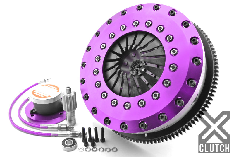 XClutch 93-95 Toyota Supra Twin Turbo 3.0L 9in Twin Solid Organic Clutch Kit - XKTY23682-2G