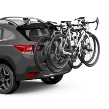 Load image into Gallery viewer, Thule OutWay Hanging-Style Trunk Bike Rack (Up to 3 Bikes) - Silver/Black - 995005