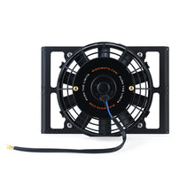 Load image into Gallery viewer, Mishimoto Universal 10in. Heavy-Duty Oil Cooler Fan Shroud - Micro Wrinkle Black - MMFS-HDOC-10