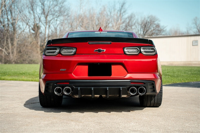 Corsa 2016-2024 Chevrolet Camaro SS / ZL1 Valved Axle-Back Exhaust w/ Carbon Fiber Quad Tips - 21789CF