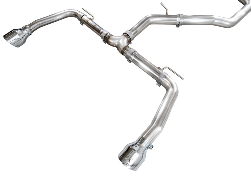 AWE Tuning 22-26 Hyundai Elantra N Track Edition Cat-Back Exhaust - Chrome Silver Tips - 3020-32237