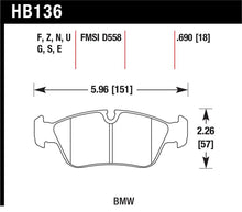 Load image into Gallery viewer, Hawk HP+ Street Brake Pads - HB136N.690