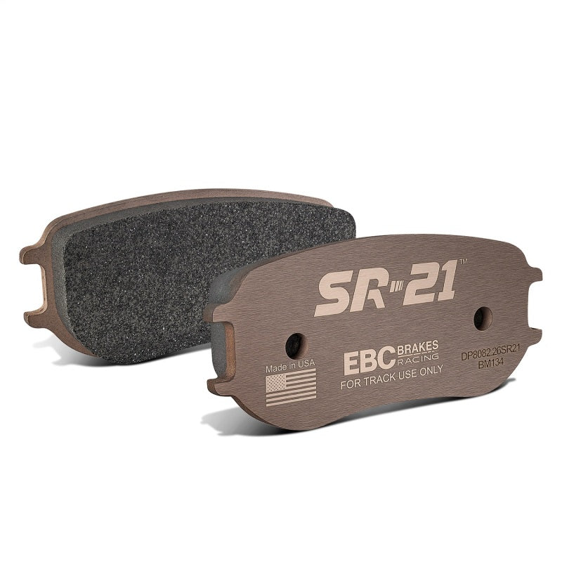 EBC Racing Porsche 718 Cayman GT4 Clubsport (PFC Brakes) SR-21 Sintered Race Rear Brake Pads - DP8082.20SR21