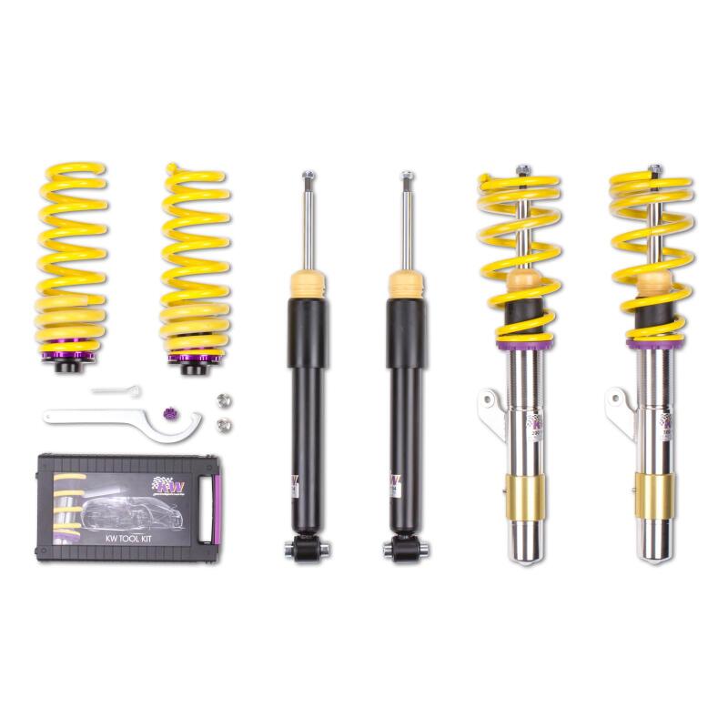 KW Coilover Kit V1 12+ BMW 3 Series 4cyl F30 w/o Electronic Suspension - 1022000D