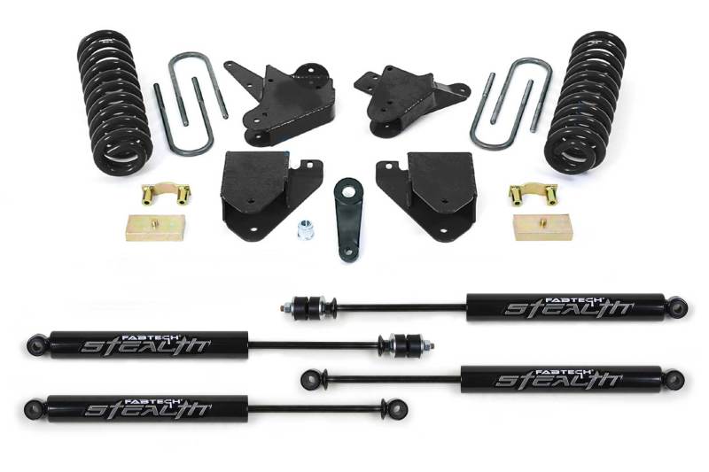 Fabtech 99-00 Ford F250/350 2WD w/7.3L Diesel 6in Basic Sys w/Stealth - K2099M