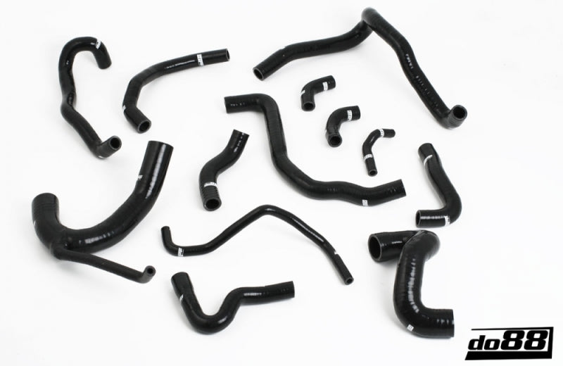do88 98-02 Audi S4/RS4 2.7L BiTurbo (B5) Radiator Hoses - Black - DO88-KIT133S