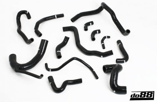 do88 98-02 Audi S4/RS4 2.7L BiTurbo (B5) Radiator Hoses - Black - DO88-KIT133S