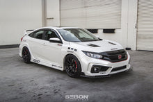 Load image into Gallery viewer, Seibon 2016-2018 Honda Civic Coupe/Sedan/Hatchback TS-Style Carbon Fiber Hood - HD16HDCV-TS