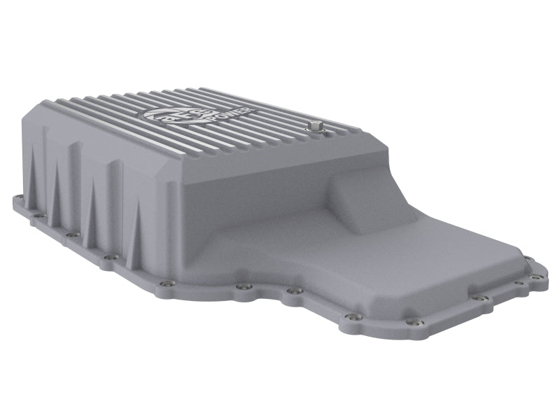 aFe 20-21 Ford Truck w/ 10R140 Transmission Pan Raw POWER Street Series w/ Machined Fins - 46-71220A