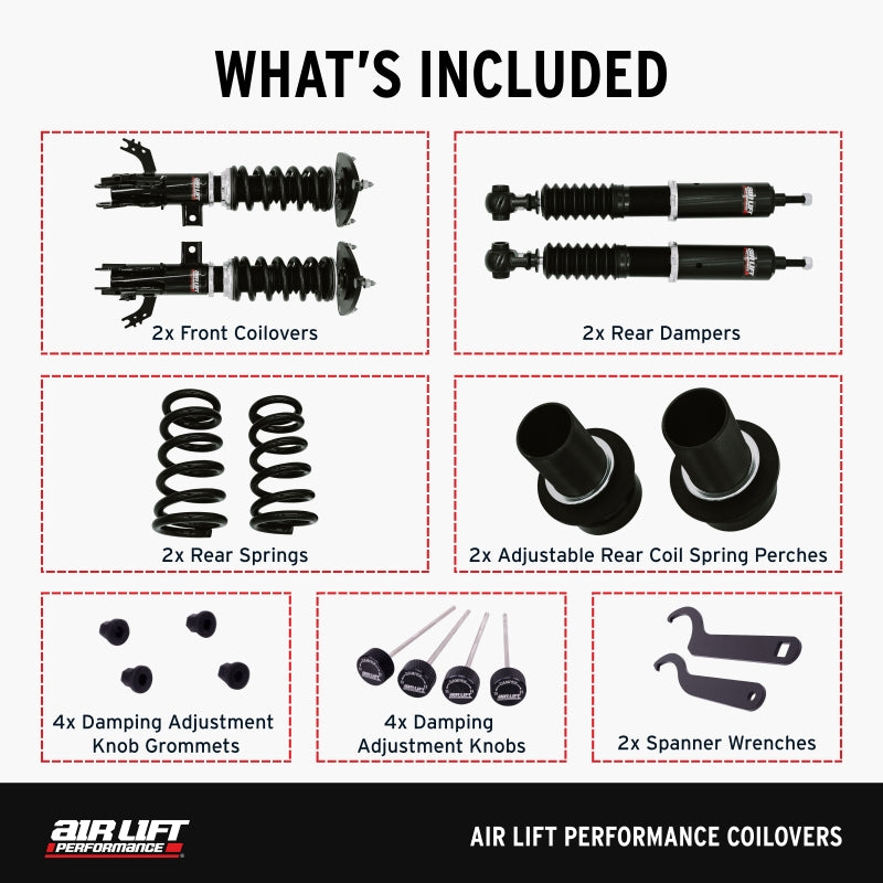 Air Lift Performance 18-24 Toyota Camry 2.5L (XV70 Platform) Coilover Kit - 79019