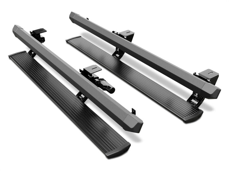 AMP Research 18-24 Jeep Wrangler JL 2DR PowerStep XL - Black (Incl OEM Style Illumination) - 77133-01A
