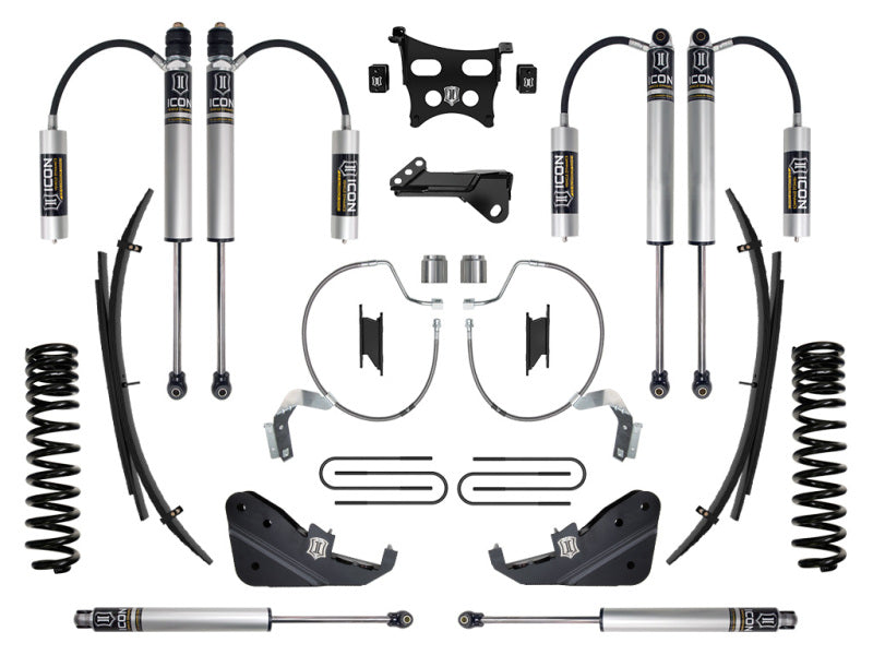 ICON 23 Ford F250/F350 4.5in Stage 2 Suspension System Diesel w/ Expansion Packs - K64542L