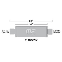 Load image into Gallery viewer, MagnaFlow Muffler Mag SS 14X4X4 2.5X2.5 - 10416