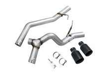 Load image into Gallery viewer, AWE Tuning 2020+ Jeep Gladiator 3.6L Trail-to-Tread (Dual Exhaust) Conversion Kit w/Diamond Blk Tips - 3015-33065