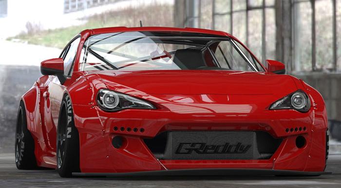 GReddy 13+ Scion FR-S Version 2 Greddy X Rocket Bunny 86 Aero Front Fenders Only - 17010234