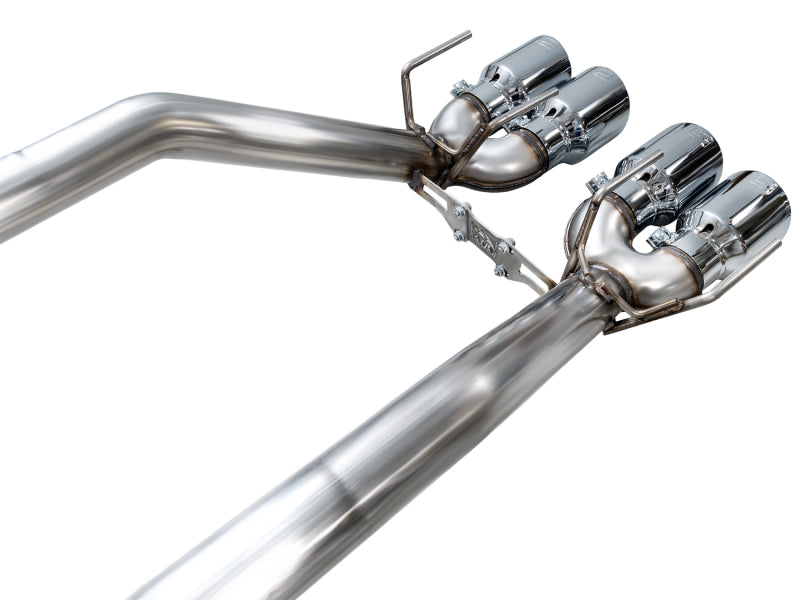 AWE Tuning C6 Chevrolet Corvette Z06/ZR1 Track Edition Axle-Back Exhaust w/ Chrome Silver Tips - 3020-42606