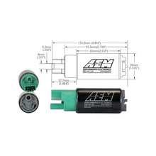 Load image into Gallery viewer, AEM 340LPH 65mm Fuel Pump Kit w/o Mounting Hooks - Ethanol Compatible - 50-1220