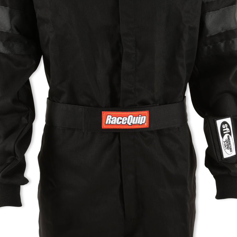 RaceQuip Black SFI-1 1-L Suit - 2XL - 110007RQP