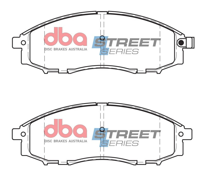 DBA 03-04 Nissan Frontier 6 Cyl RWD Front Street Series Brake Pads - DB1439SS