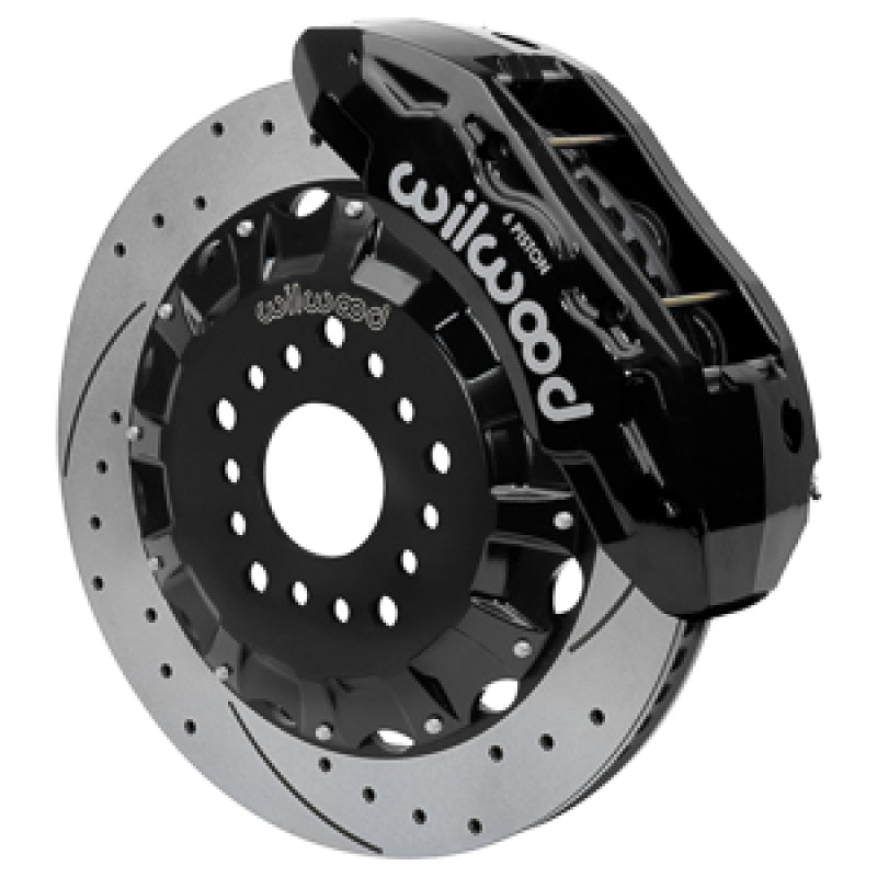 Wilwood 63-70 Chevy C10 TX6R Front Kit w/ 16in SRP Rotors & Lines - Black - 140-18123-D