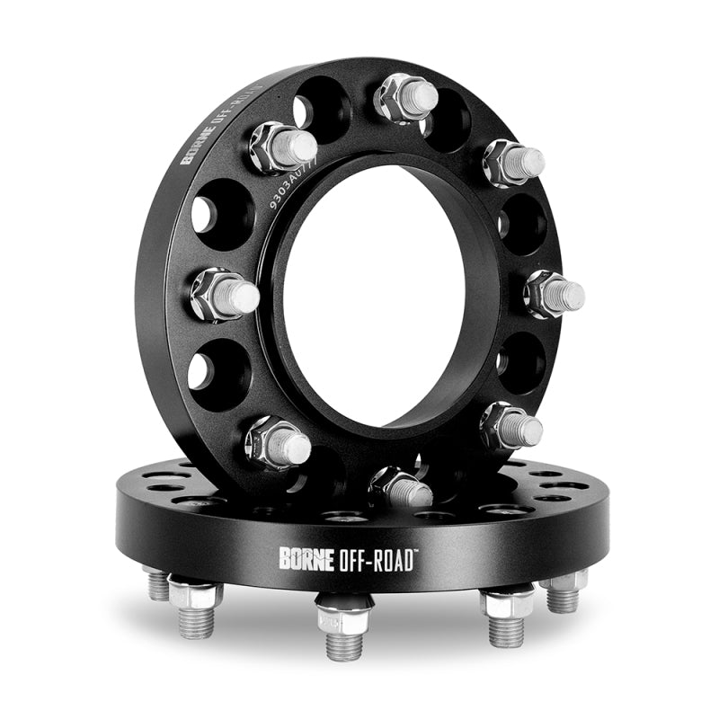 Mishimoto Wheel Spacers 8X165.1 121.3 38.1 M14 Blk - BNWS-006-381BK