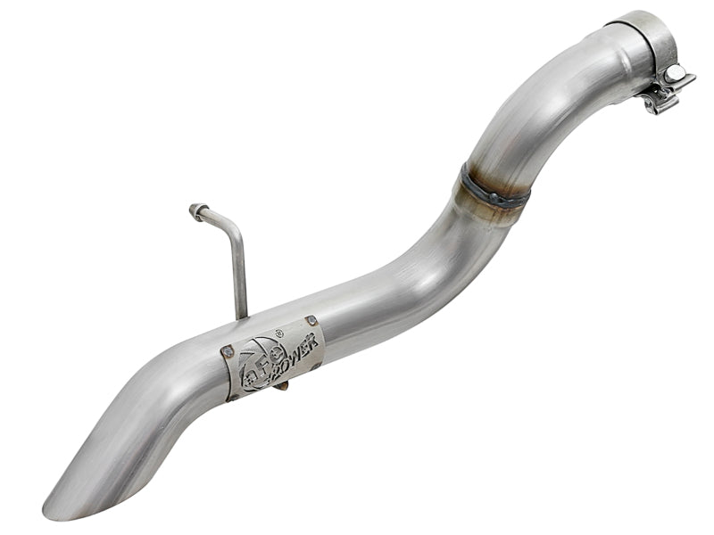 aFe MACH Force-Xp Axle-Back Exhaust System w/No Tip 18-20 Jeep Wrangler L4-2.0T / V6-3.6L - 49-48070-1